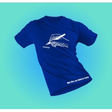 TEE SHIRT COTON BLEU