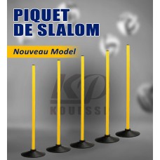 LOT DE 5 PIQUETS+SUPPORT 